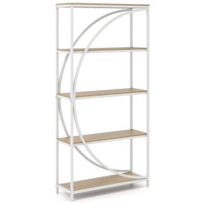 Librería abierta de 5 niveles para salón/oficina 86 x