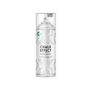 Spray pintura tiza chalk effect ultra mate 400 ml (pure white 02)