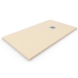Plato de ducha resina extraplano. Crema ral: 1015 70x90cm