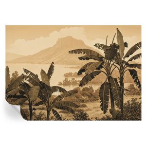 Papel pintado autoadhesivo panorama tropical 208x146 tulup