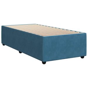 vidaXL estructura de cama de terciopelo azul 80x200 cm