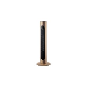 Termoventilador ceramico vertical dorado  21cm
