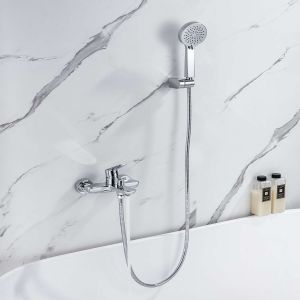 Monomando baño ducha sky bath cromo serie nature