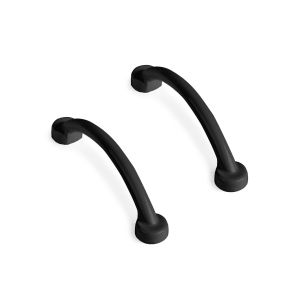 Tirador para mueble rei 648 | 79x12x22 mm | negro | 2 uds. | zamak