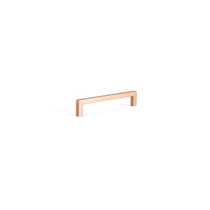 Tirador zamak ''u'' acabado cobre cepillad dist. 320mm.