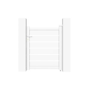 Puerta peatonal blanco vogel 1m h.120cm