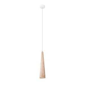 Lámpara coLGante sula 1 madera natural madera 8x120x8cm