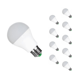 Bombilla LED E27 12w 220v a60 180° (pack de 10) - blanco cálido 2