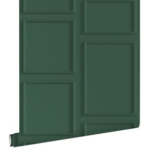 Estahome papel pintado paneles de pared verde oscuro 50 x 900 cm