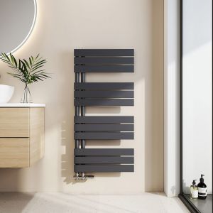 Emke radiador toallero agua caliente 104x50cm, 529w, antracita