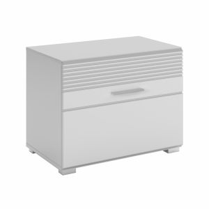 Mueble para zapatos – blanco lacado – kleankin