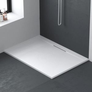 Plato de ducha resina lyra blanco  85x180cm rejilla color