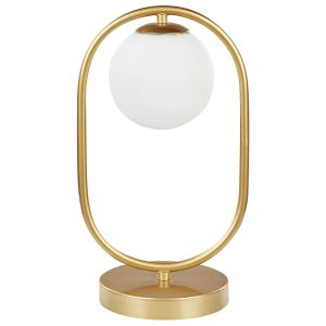 Lámpara de mesa yankee metal dorado