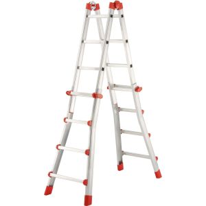Hailo-7520-251-escalera aluminio telescópica multiposición profistep multi