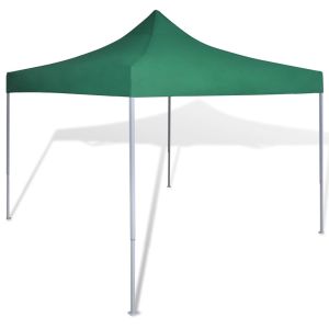 vidaXL cenador plegable verde 3x3 m