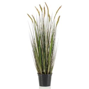 Emerald hierba de cola de zorro artificial otoño maceta plástico 90 cm