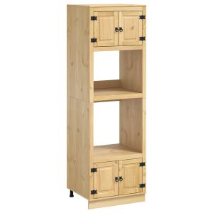 Armario rectangular moderno con 3 estantes 66 x 58
