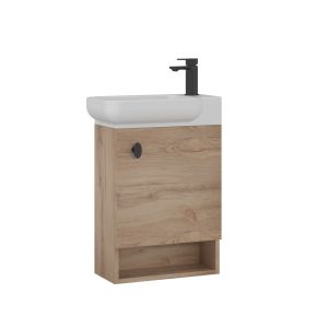 Mueble para lavabo <<begonya 55>> - 53 x 33 x 75 cm - roble