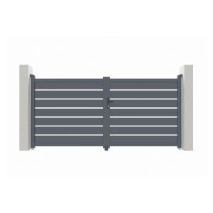 Pack puerta automática abatible vogel 3m h.140cm + motor ranger b150