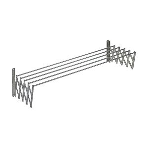 *tendedero  extensible 120 cm aluminio wurko