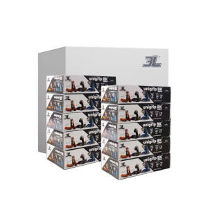 Pack 10 cajas guantes de nitrilo texturizado unigrip bk 50 uds (talla l)