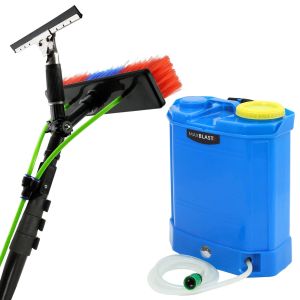 Trolley maxblast de 16l, pértiga telescópica extra larga y accesorios