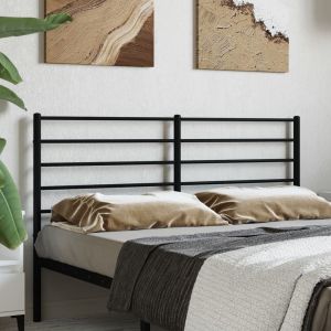 Cabecero de metal negro 120 cm eso1077