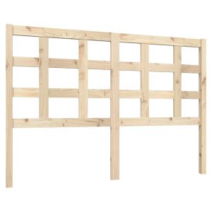 vidaXL cabecero de cama madera maciza de pino 140,5x4x100 cm