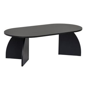 Mesa de centro de madera <<melina>> 120 x 60 x 40 cm - madera negra