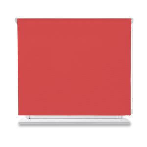 Estor enrollable opaco rojo 230x150cm.
