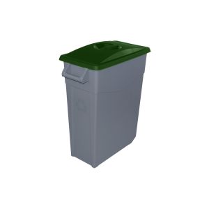 65 l - tapa cerrada | verde | contenedor de basura denox  65, 85 y 110 - d