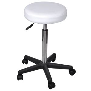Taburete de oficina blanco oif695125