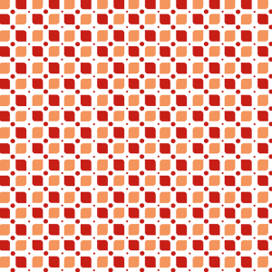 Papel pintado geométrico cuadros rojos y  naranja 60cm por 250cm