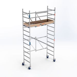 Andamio plegable Xtrem 75x190 4,70 m at con rodapié de madera