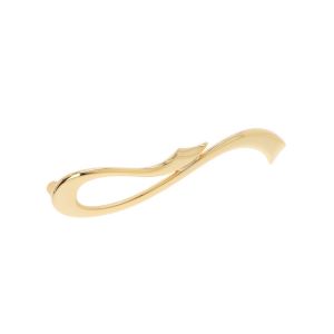 Tirador para mueble en zamac 637 dist entre ejes 160 mm dorado lote 25