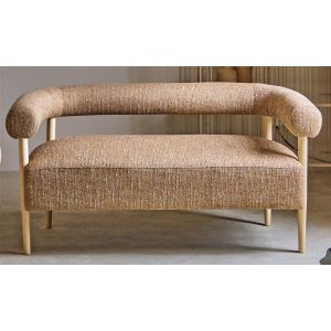 Sofa dos plazas mere t.class caramelo 143x65x69 cms