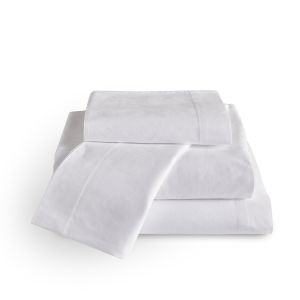Juego sábanas 180x200 pikolin home algodón 300 hilos blanco