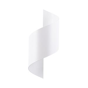 Lámpara de pared talassa 1 blanco acero 15x31x13cm