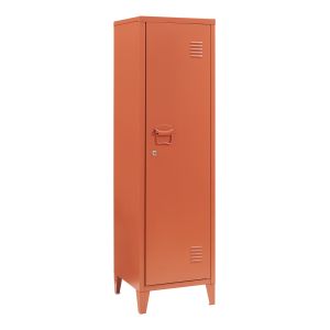 Casillero metálico kurikka con 3 compartimientos acero 137x38x38 cm - rojo