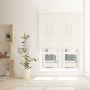 Estor enrollable screen  apertura 10%  blanco lino 150 x 250cm