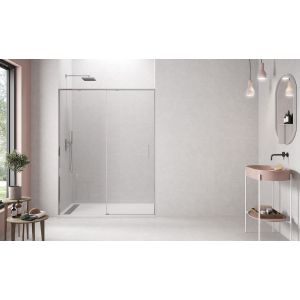 Mampara frontal twenty cromado 165-170 cm