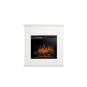 Chimenea eléctrica LED independiente kelia de 23", color blanco