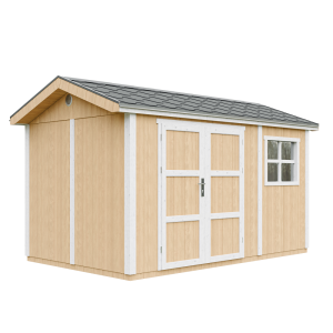 Caseta de jardín Timbela m914a-harvest honey, 8,68 m², premium, con suelo