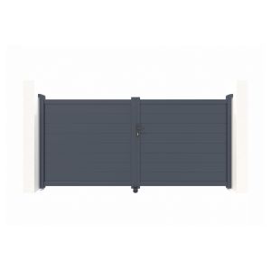 Pack puerta batiente automática eiger 3m h.140cm + motor tanker b250