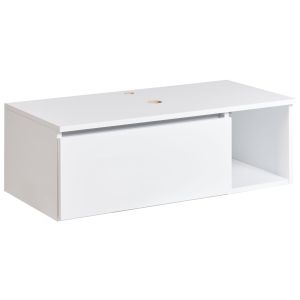 Mueble para lavabo de pared rupanco 80 cm blanco
