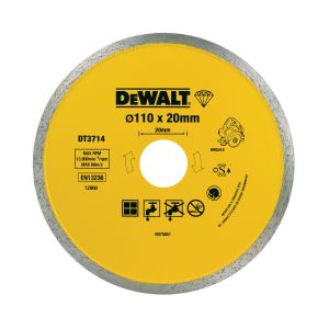 Disco de diamante - Dewalt - 110mm - sierra para baldosas dwc410