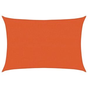 Toldo de vela hdpe naranja 160 g/m² 4x6 m