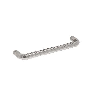 Tirador para mueble en zamac 784 dist entre ejes 128mm níquel lote de 6