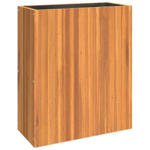 vidaXL jardinera de madera maciza de acacia 59x27,5x70 cm