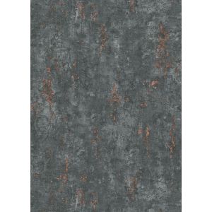 Erismann papel pintado liso con efecto pictórico gris oscuro